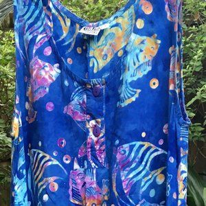 floor length batik print dress & wrap